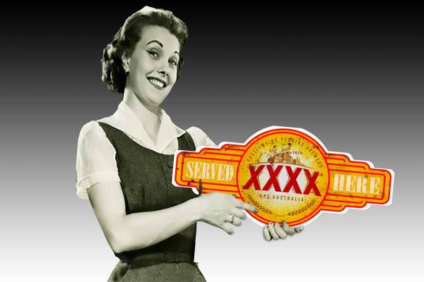 XXXX Rusty Beer Sign Tin Sign freeshipping - garageartaustralia