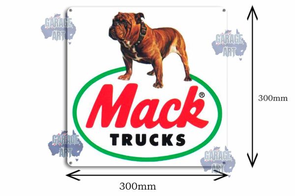 Mack Trucks 300mmx300mm Tin Sign freeshipping - garageartaustralia