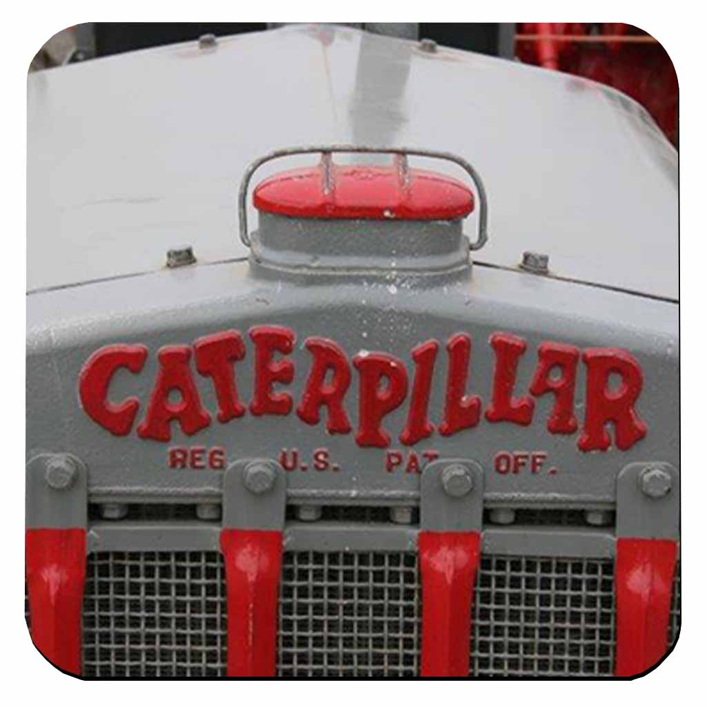 Caterpillar Tractor Coaster freeshipping - garageartaustralia