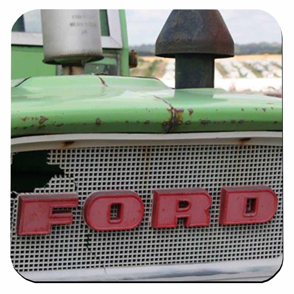 Green Ford Tractor Coaster freeshipping - garageartaustralia