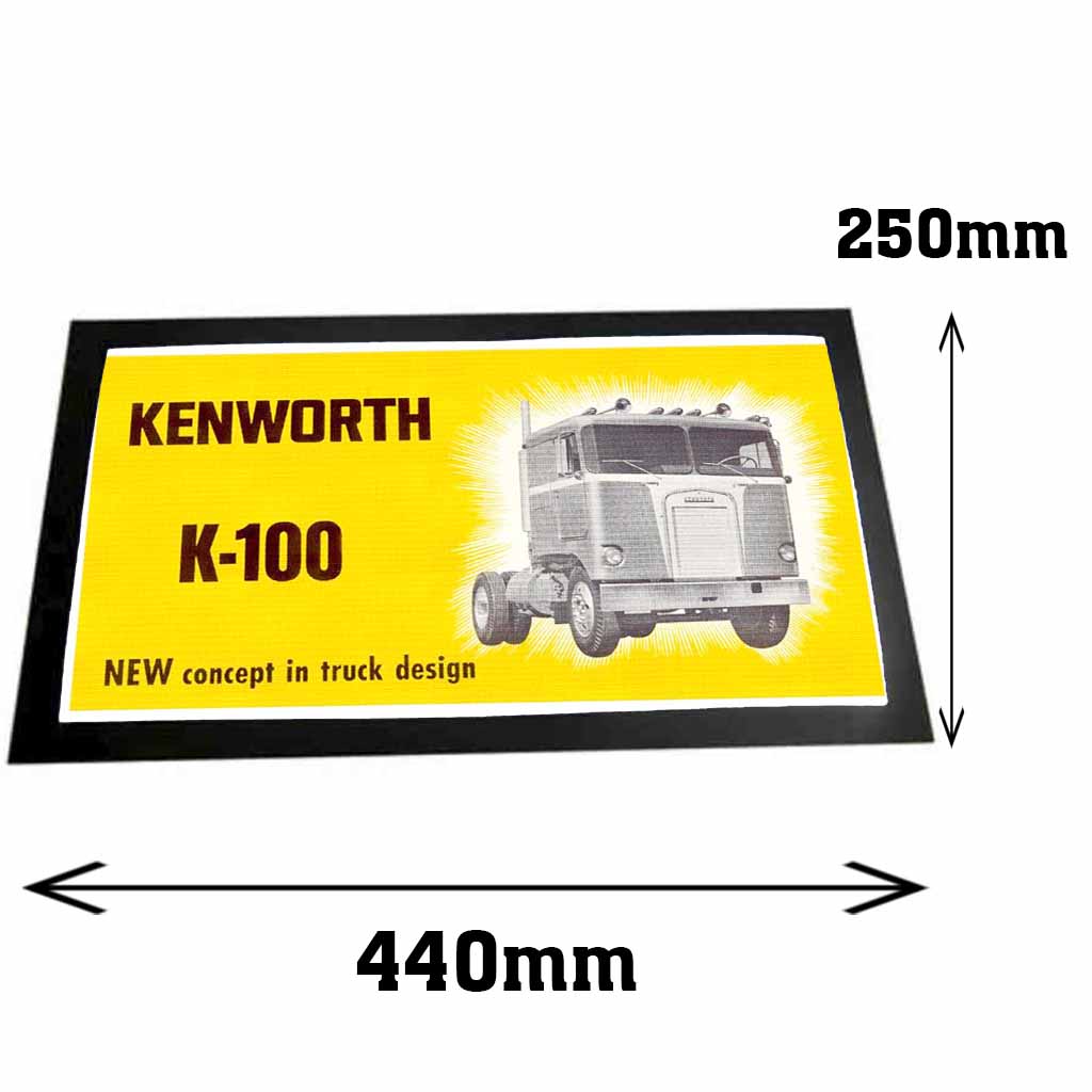 Kenworth K100 Trucks Bar Mat Runner freeshipping - garageartaustralia