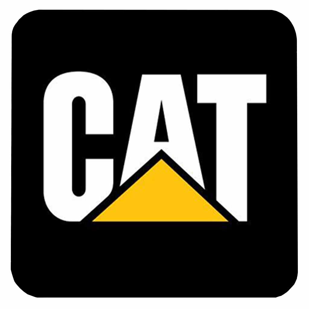 Caterpillar Trucks Logo Coaster freeshipping - garageartaustralia