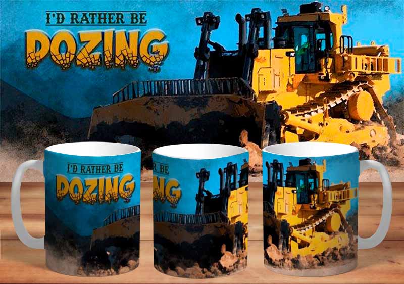 Bull Dozing Mug freeshipping - garageartaustralia