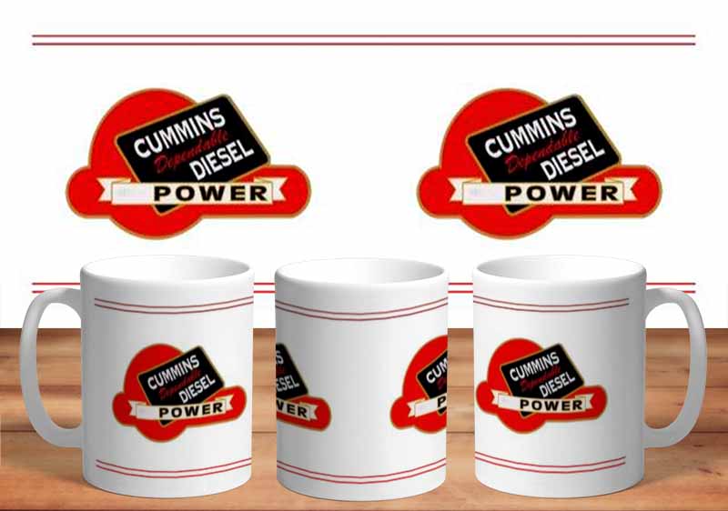 Cummins Diesel Power Logo Mug freeshipping - garageartaustralia
