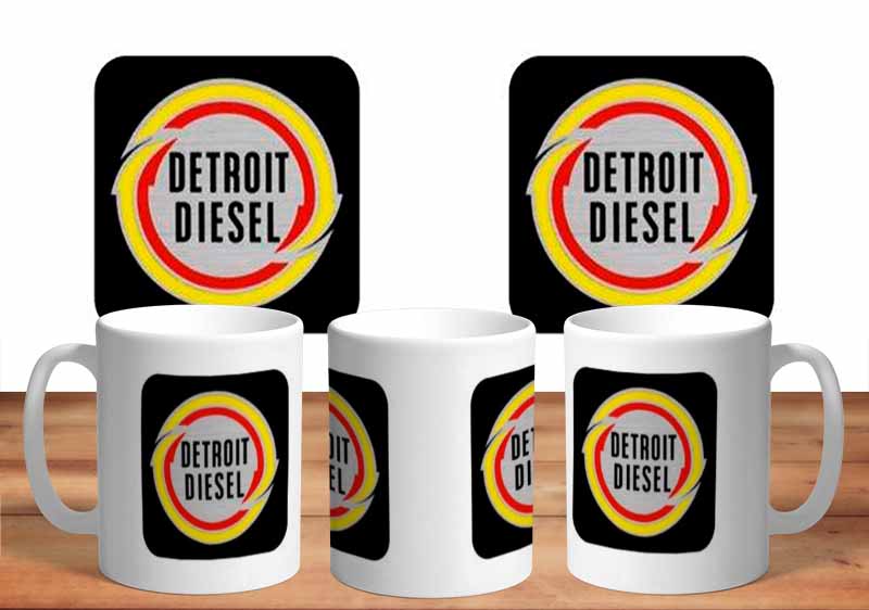 Detroit Diesel Logo Mug freeshipping - garageartaustralia