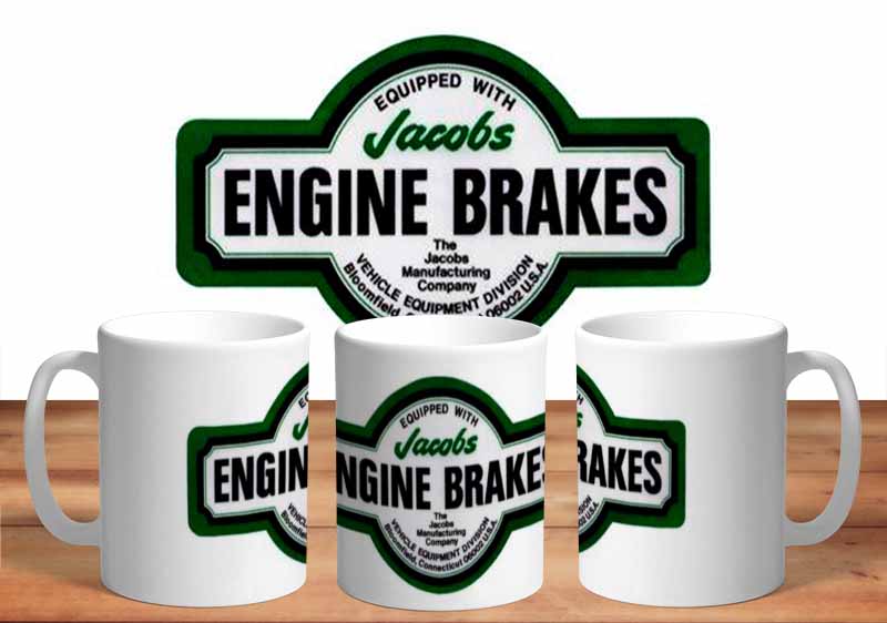 Jacobs Engine Brakes Logo Mug freeshipping - garageartaustralia