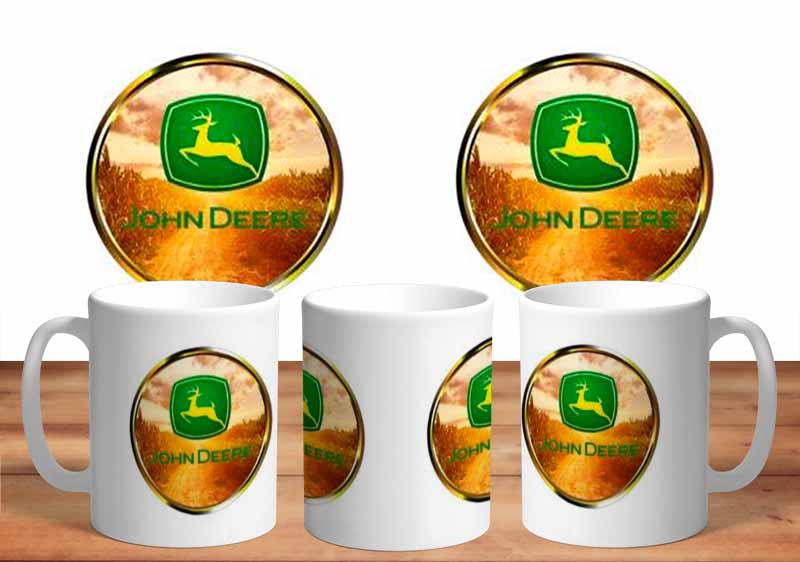 John Deere Logo Mug freeshipping - garageartaustralia