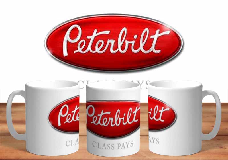 Peterbilt Logo Class Pays Mug freeshipping - garageartaustralia