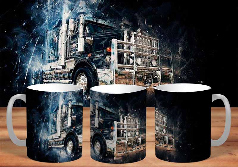 Kenworth Truck Star Power mug Mug freeshipping - garageartaustralia